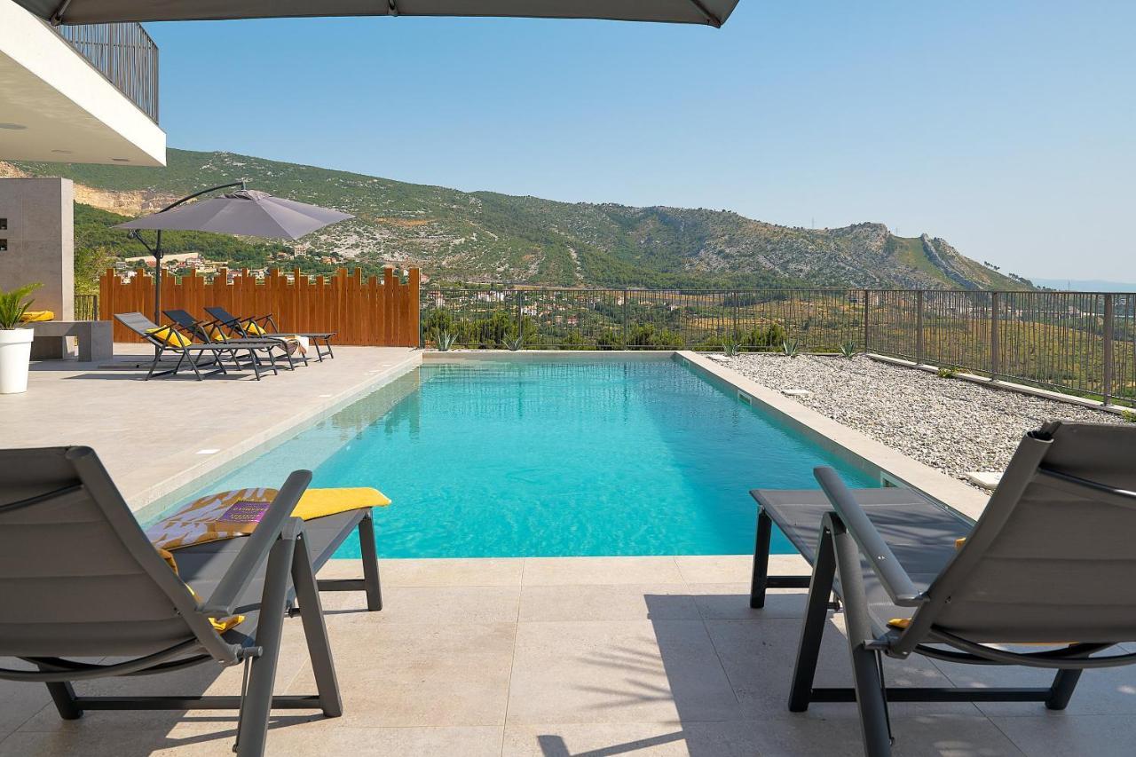 Design Villa Clavis-Brand New Villa With A View Klis Extérieur photo