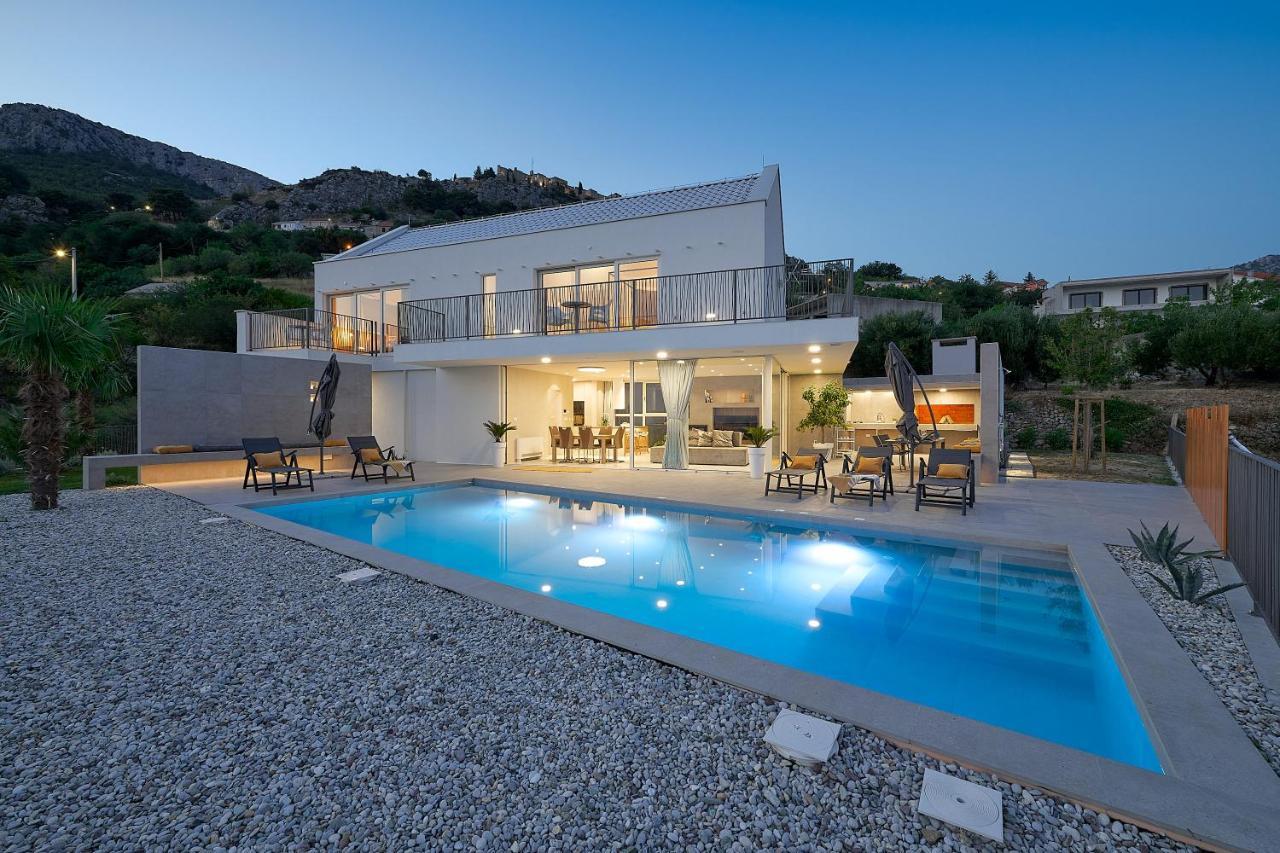 Design Villa Clavis-Brand New Villa With A View Klis Extérieur photo